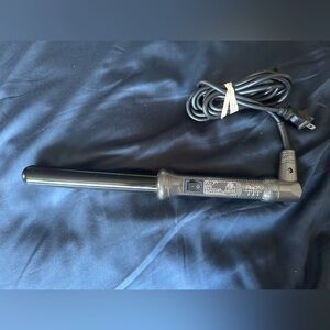 RX7 Curling Iron Clipless Ceramic Silver/Black 3/4" Dual Voltage,